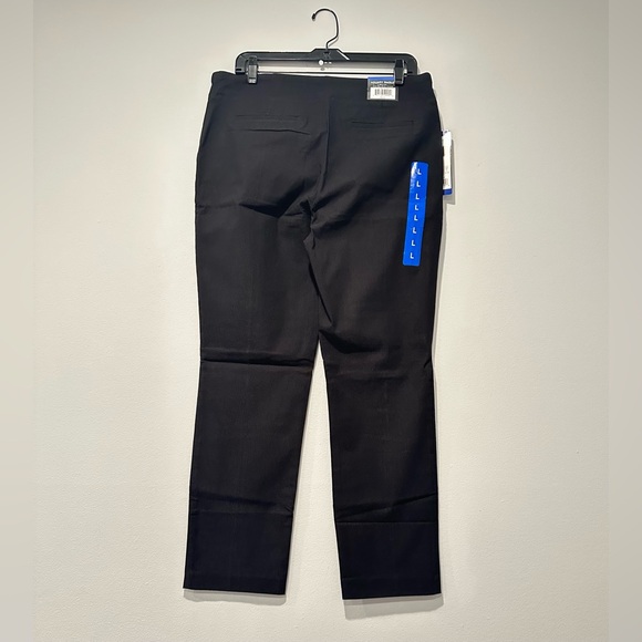 Hilary Radley Women's Built in tummy control panel Mid Rise Slim Leg Pants - Picture 15 of 15